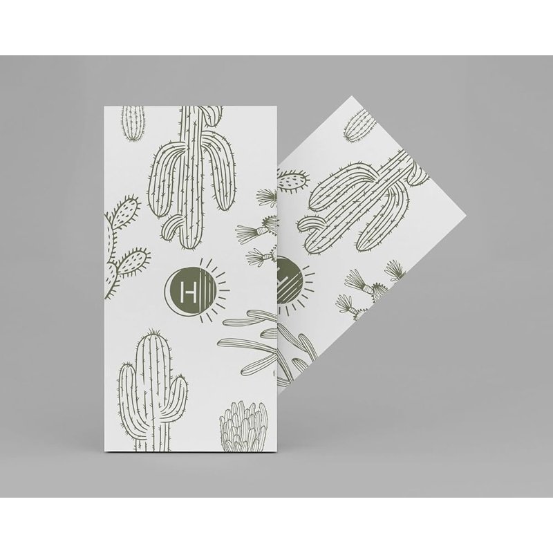 Hairaco Cactus Succulent Foil Board, 5x11