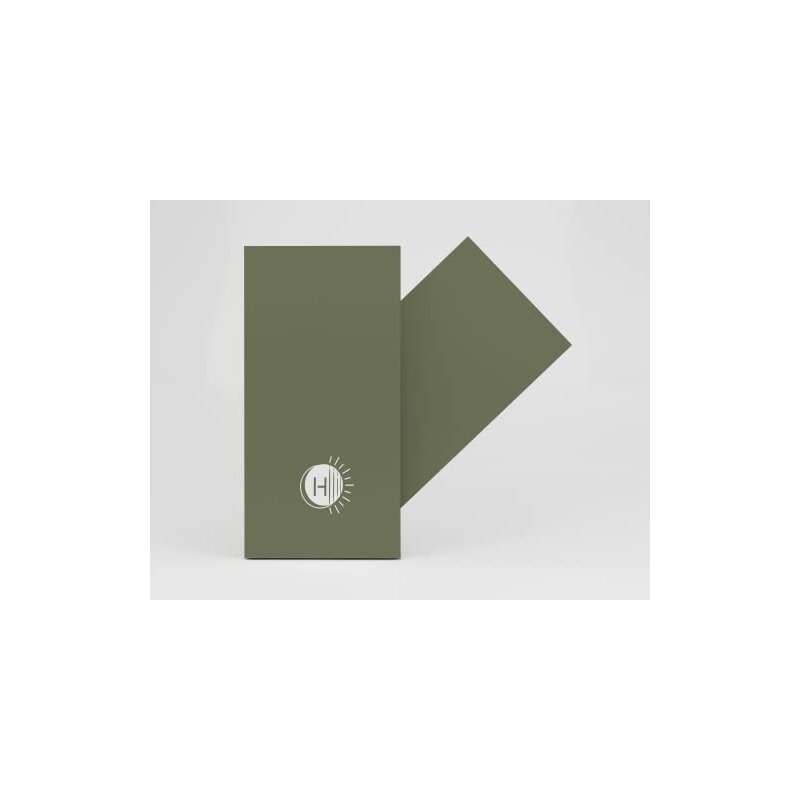 Hairaco Olive Green Foil Board, 5x11