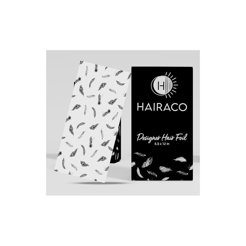 Hairaco Featherly Hair Foils, 5.5x12 sheets